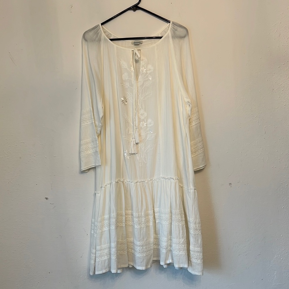 Sundance Aleta Cotton Dress, Resort Wear, Boho, NWOT